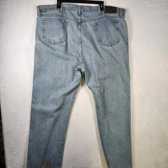 Cabela's Jeans 46x32 Relaxed Fit‎ Light Wash Denim USA Outdoor Gear Straight Leg - Picture 7 of 10